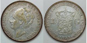 2 1/2 Gulden 荷兰王国 銀 威廉明娜 (荷兰)