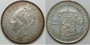 2 1/2 Gulden 荷兰王国 銀 威廉明娜 (荷兰)