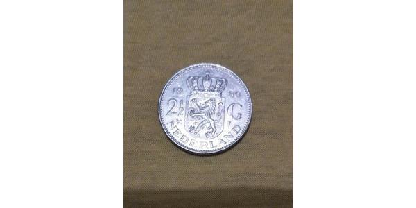 2 1/2 Gulden 荷兰王国 銀 朱丽安娜女王