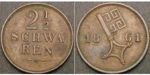 2 1/2 Schwaren Федеральні землі Німеччини Мідь 