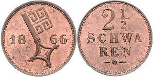 2 1/2 Schwaren 联邦州 (德国) 銅 