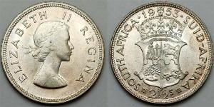 2 1/2 Shilling Afrique du Sud Argent Elizabeth II (1926-2022)