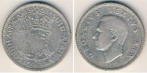 2 1/2 Shilling Afrique du Sud Argent George VI (1895-1952)