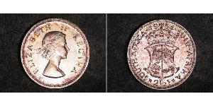 2 1/2 Shilling South Africa Silver Elizabeth II (1926-2022)