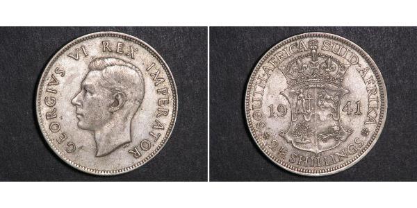 2 1/2 Shilling South Africa Silver George VI (1895-1952)