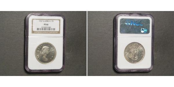 2 1/2 Shilling South Africa 銀 伊丽莎白二世 (1926-2022)