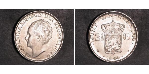 2 1/2 Гульден Королівство Нідерланди (1815 - ) Срібло Вільгельміна (королева Нідерландів)(1880 - 1962)