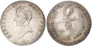 2/3 Thaler Allemagne Argent 