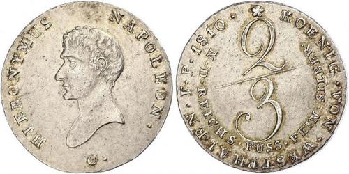 2/3 Thaler Allemagne Argent 