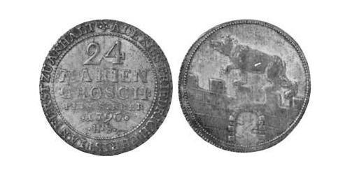 2/3 Thaler Anhalt-Bernbourg (1603 - 1863) Argent Alexis-Frédéric-Christian d