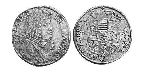 2/3 Thaler Anhalt-Harzgerode (1635–1709) Argent 