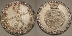 2/3 Thaler Hanovre Argent 