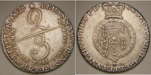 2/3 Thaler Hanovre Argent 