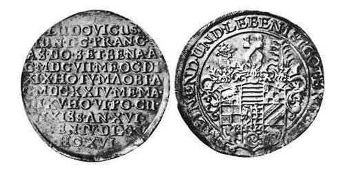 2/3 Thaler Anhalt-Köthen (1603 -1853) Argento 