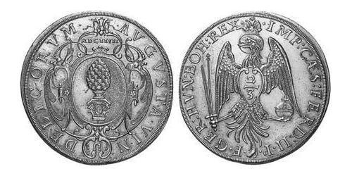 2/3 Thaler Augusta (Germania) (1276 - 1803) Argento Ferdinando II d