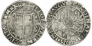 2/3 Thaler Germania Argento Ferdinando II d