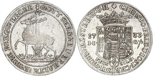 2/3 Thaler Stati federali della Germania / Germania Argento 