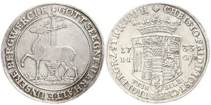 2/3 Thaler Stati federali della Germania / Germania Argento 