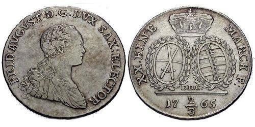 2/3 Thaler Alemania Plata 