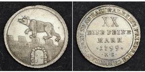 2/3 Thaler Anhalt-Bernburg (1603 - 1863) Silber Alexius Friedrich Christian (Anhalt-Bernburg)(1767 – 1834)