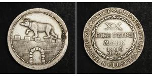 2/3 Thaler Anhalt-Bernburg (1603 - 1863) Silber Alexius Friedrich Christian (Anhalt-Bernburg)(1767 – 1834)