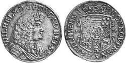 2/3 Thaler Anhalt-Harzgerode (1635–1709) Silber 