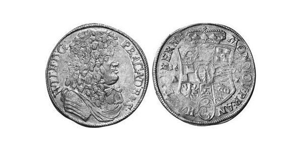 2/3 Thaler Anhalt-Harzgerode (1635–1709) Silber 