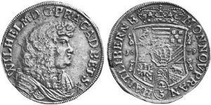 2/3 Thaler Anhalt-Harzgerode (1635–1709) Silver 