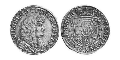 2/3 Thaler Anhalt-Harzgerode (1635–1709) Silver 