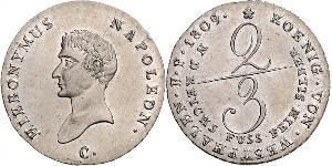 2/3 Thaler Germany Silver 