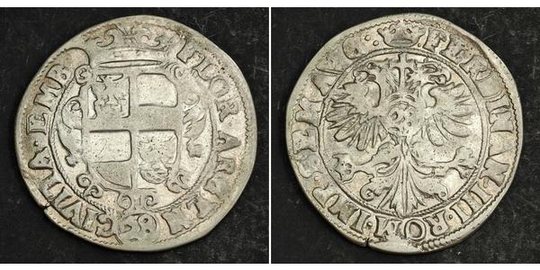 2/3 Thaler Germany Silver Ferdinand II, Holy Roman Emperor  (1578 -1637)