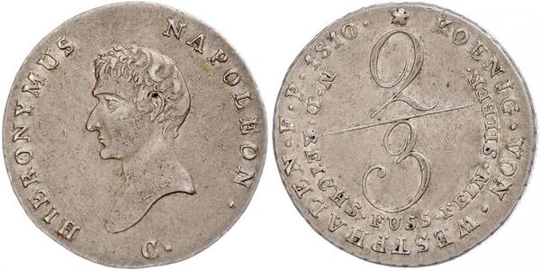 2/3 Thaler Germany Silver 