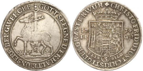 2/3 Thaler Germany / States of Germany Silver 