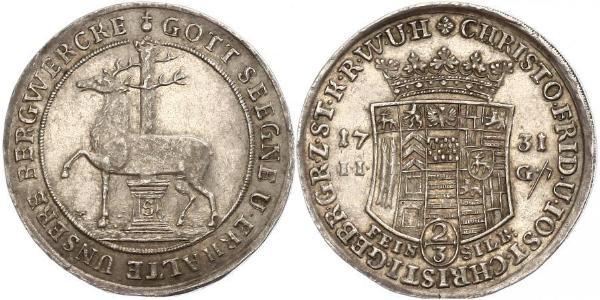 2/3 Thaler Germany / States of Germany Silver 