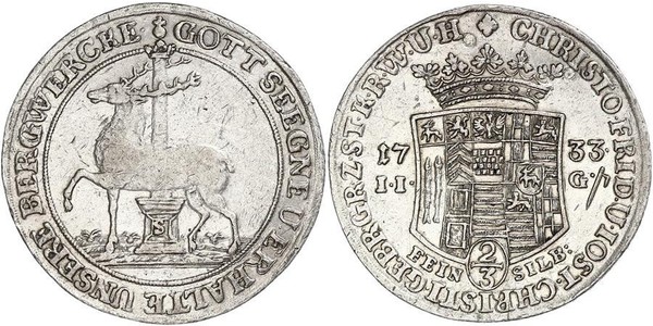2/3 Thaler Germany / States of Germany Silver 
