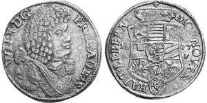 2/3 Thaler Anhalt-Harzgerode (1635–1709) 銀 
