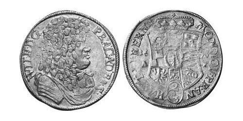 2/3 Thaler Anhalt-Harzgerode (1635–1709) 銀 