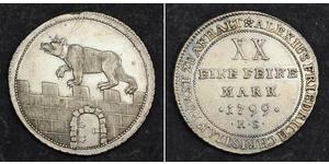 2/3 Талер Ангальт-Бернбург (1603 - 1863) Серебро null