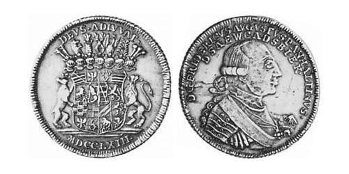2/3 Талер Principality of Anhalt-Zerbst (1544 - 1796) Срібло Frederick Augustus, Prince of Anhalt-Zerbst (1734 – 1793)