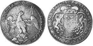 2/3 Талер null Срібло Charles Eugene, 2nd Duke of Arenberg (1633–1681)