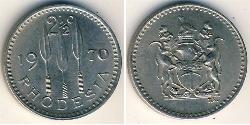 2.5 Cent 羅德西亞 (1965 - 1979) 镍/銅 
