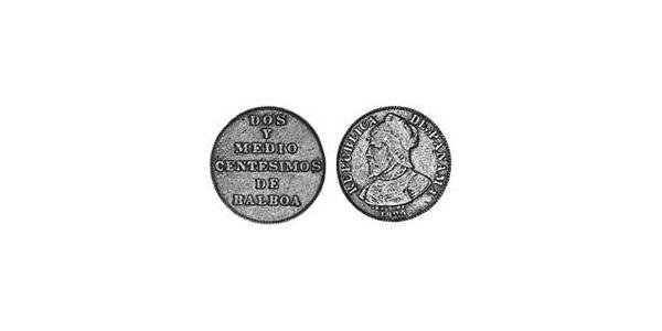 2.5 Centesimo Panama Kupfer/Nickel 
