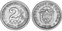 2.5 Centesimo Panamá Rame/Nichel 