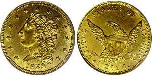 2.5 Dollar USA (1776 - ) Gold 