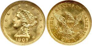 2.5 Dollar USA (1776 - ) Gold 