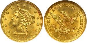 2.5 Dollar USA (1776 - ) Gold 