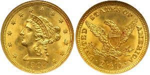 2.5 Dollar USA (1776 - ) Gold 