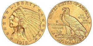 2.5 Dollar USA (1776 - ) Gold 