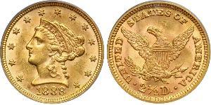 2.5 Dollar USA (1776 - ) Gold 
