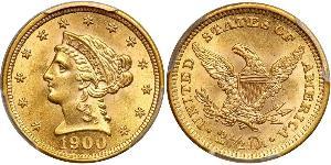 2.5 Dollar USA (1776 - ) Gold 